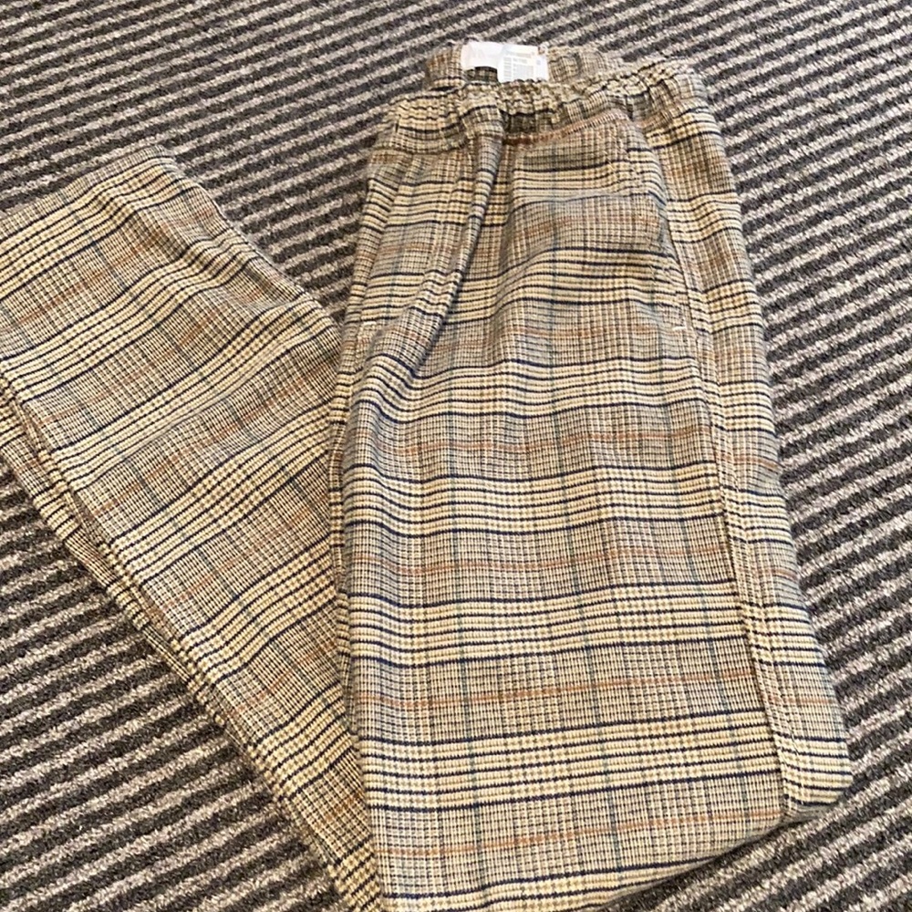 Boys flannel feel pull on pant